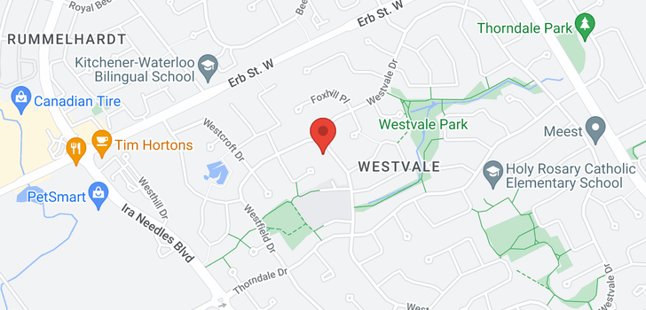 map of 243 Westvale Drive